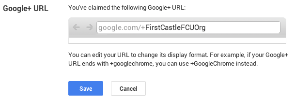edit your Google Plus vanity URL