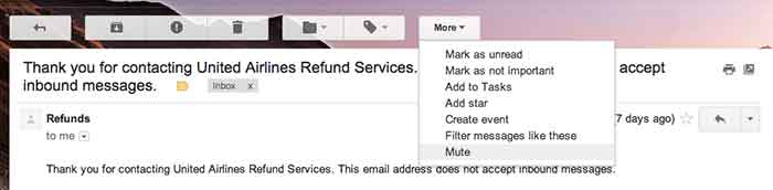 Gmail-MuteEmail