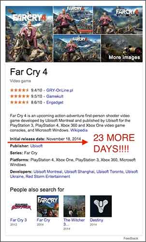 Video Games Added To Google's Knowledge Graph