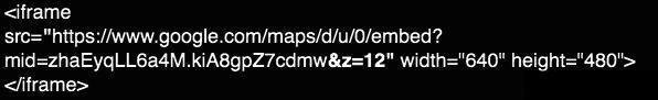 New Google My Maps Code With Zoom Parameter - Search Influence