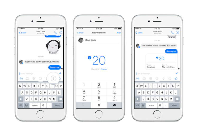 Facebook Messenger Payments Image - Search Influence
