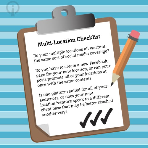 Checklist Image For Multiple Locations On Social Media - Search Influence