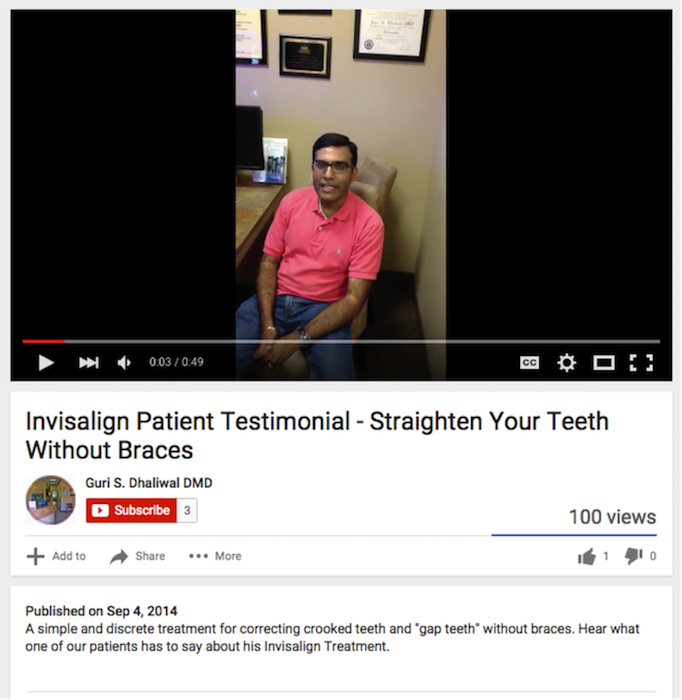 Invisalign Patient Testamonial