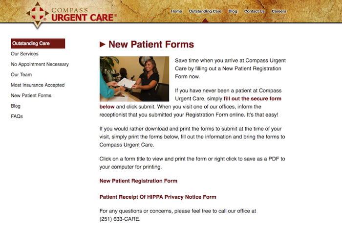 New Patient Forms