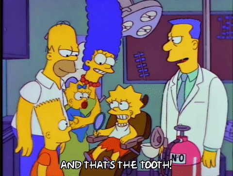 And That's the Tooth Simpson Gif