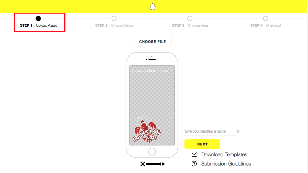 Snapchat On-Demand Geofilter 1