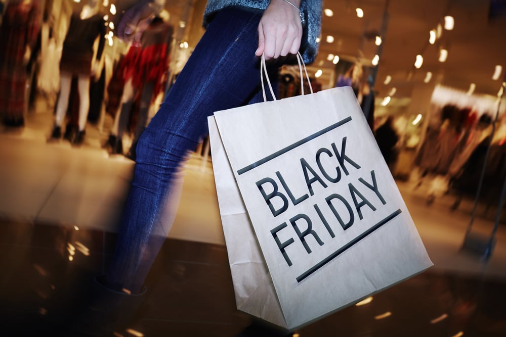 Black-Friday shopper