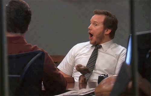 Photo Of Andy Dwyer With Surprise Face - Search Influence