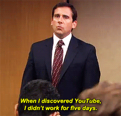 Steve Carell as Michael Scott From The Office Discovering YouTube - Search Influence