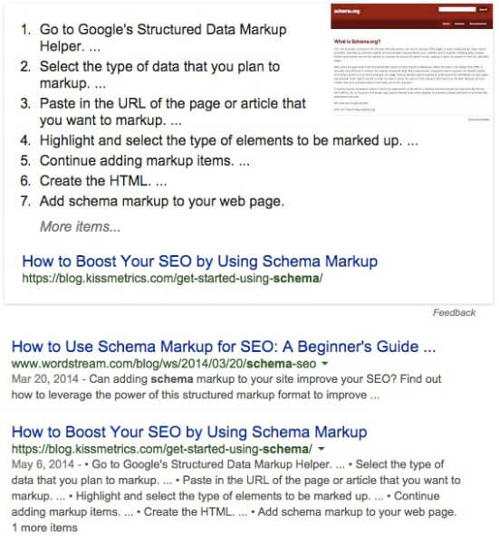 How To Boost Your SEO Using Schema Markup Screenshot - Search Influence