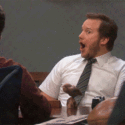 Photo Of Andy Dwyer With Surprise Face - Search Influence