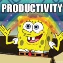 Photo Of Sponge Bob Being Productive - Search Influence
