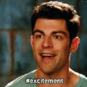 Image Of Schmidt From New Girl Being Excited #Excitement - Search Influence