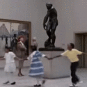 Image Of Ferris Bueller In The Library Dancing With Children - Search Influence