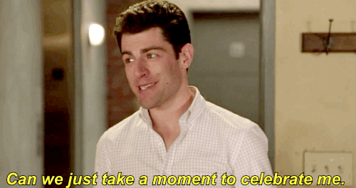 New Girl's Schmidt Celebrating Himself - Search Influence