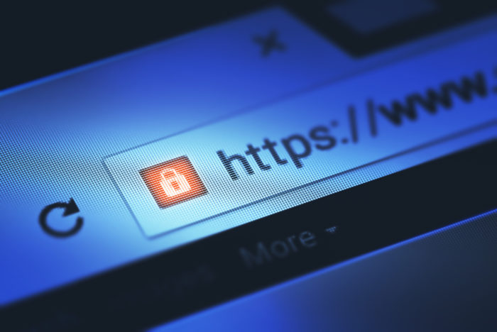 Image of an HTTPS secure site - Search Influence