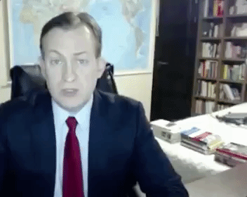 Newscaster interrupted by child while working at home - Search Influence