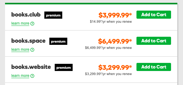 How Much Popular Sites Go For - Search Influence