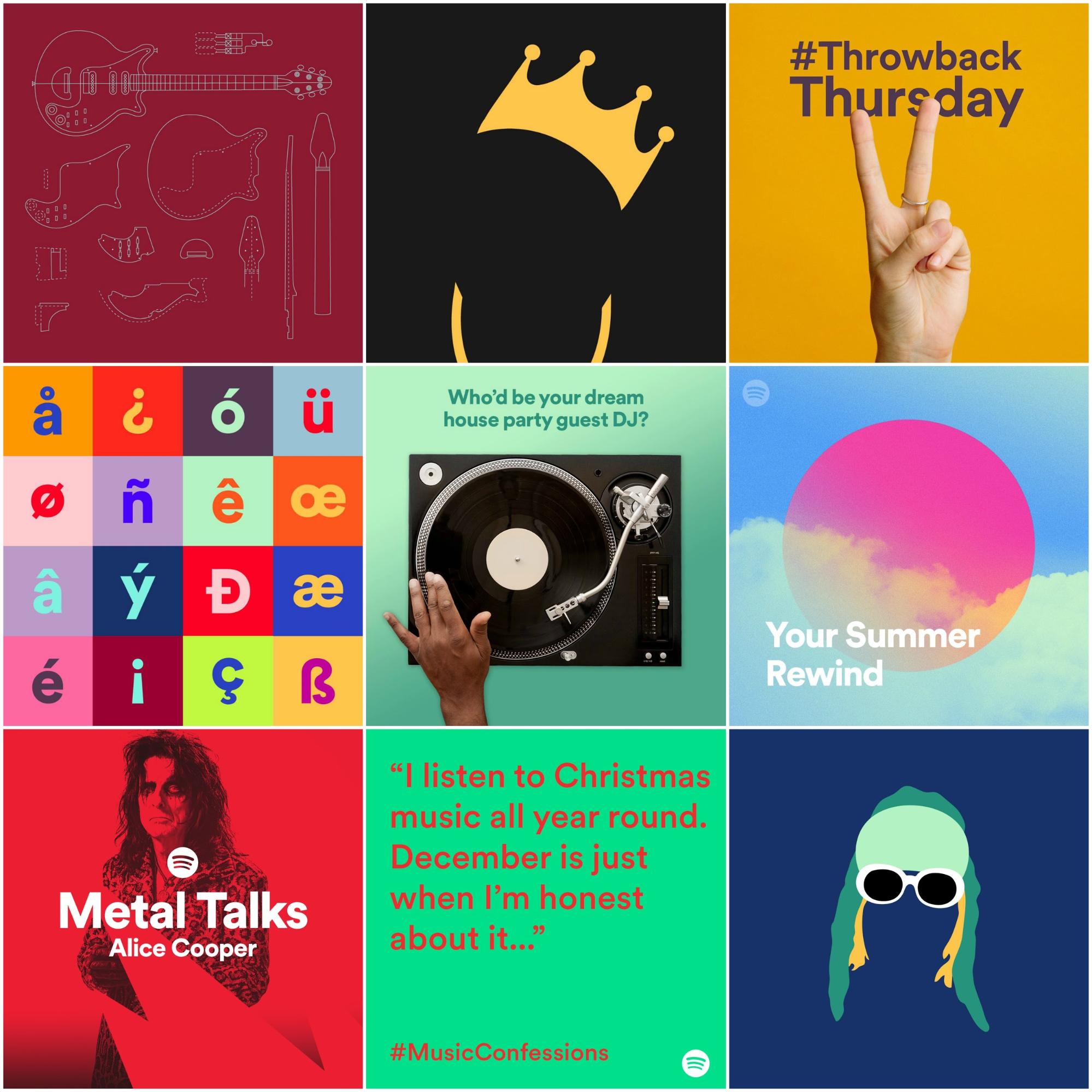 Example of Spotify leveraging Instagram post