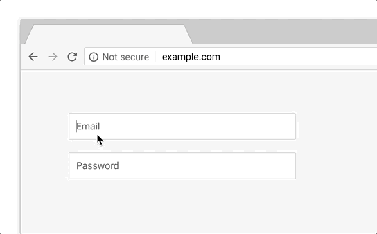 Example of a URL for a non-secure site - Search Influence