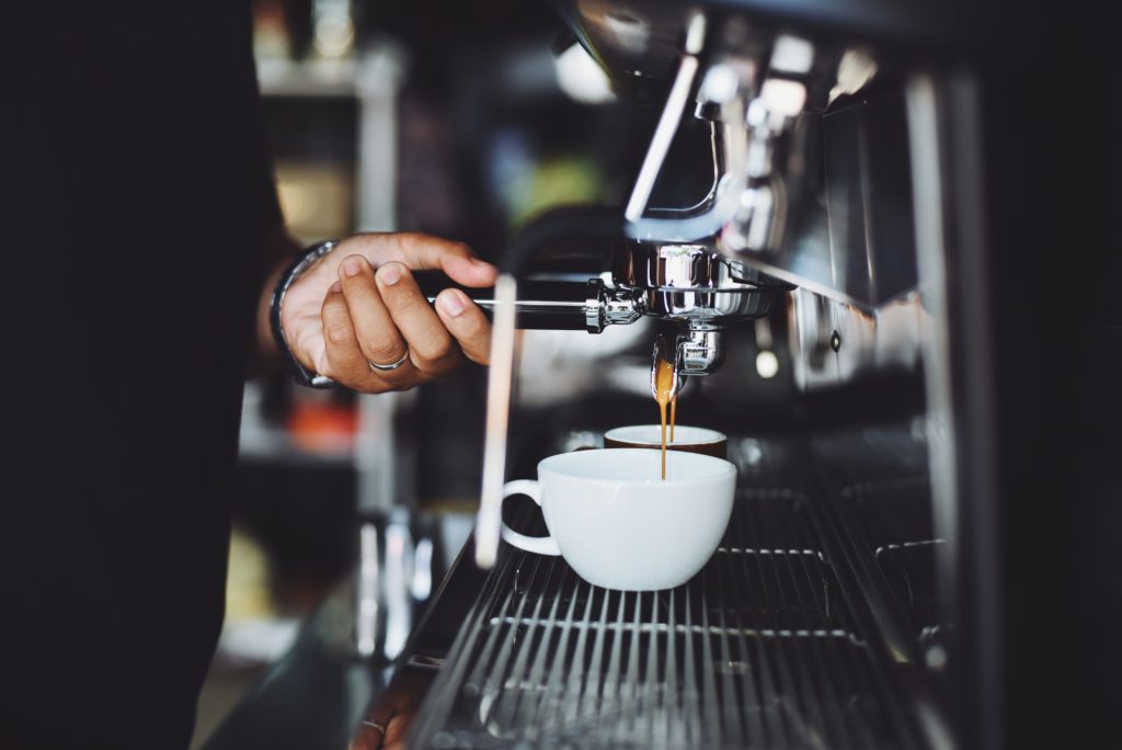 Coffee being served