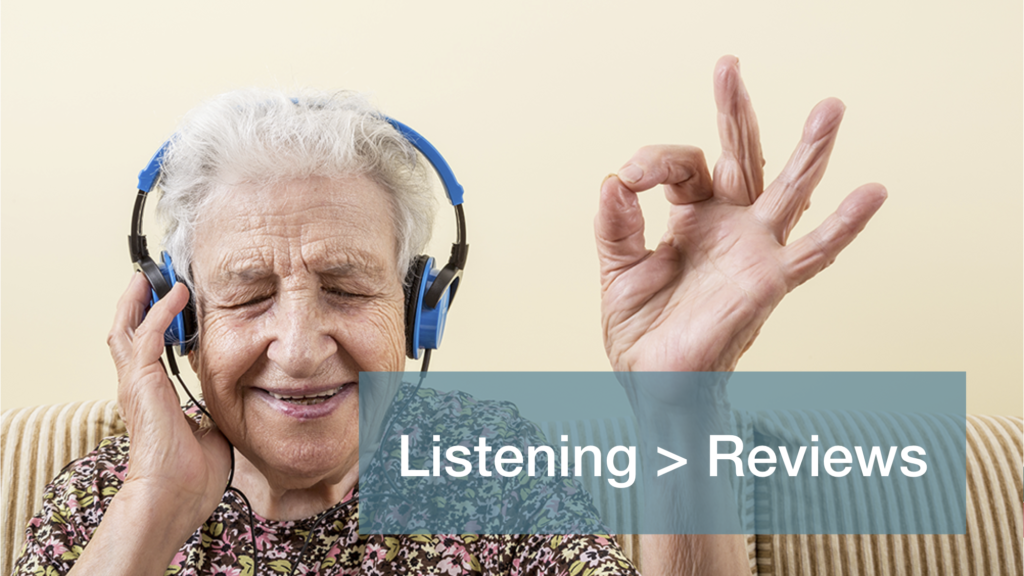 Listening is Greater Than Reviews grandma meme