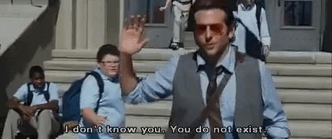 Gif from the film The Hangover
