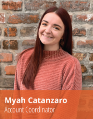 Myah Catanzaro, who has been hired at Search Influence as an Account Coordinator