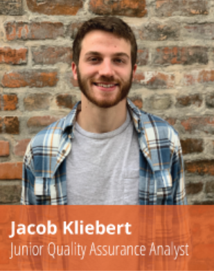 Jacob Kliebert, who has been hired at Search Influence as a Junior Quality Assurance Analyst