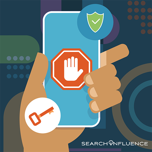 Education - iOS 14 Planning Session Education Industry - iOS 14 Planning Session smartphone graphic - Search Influence