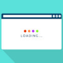 Graphic of loading web browser