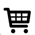 Shopping Icon in Glyph Style