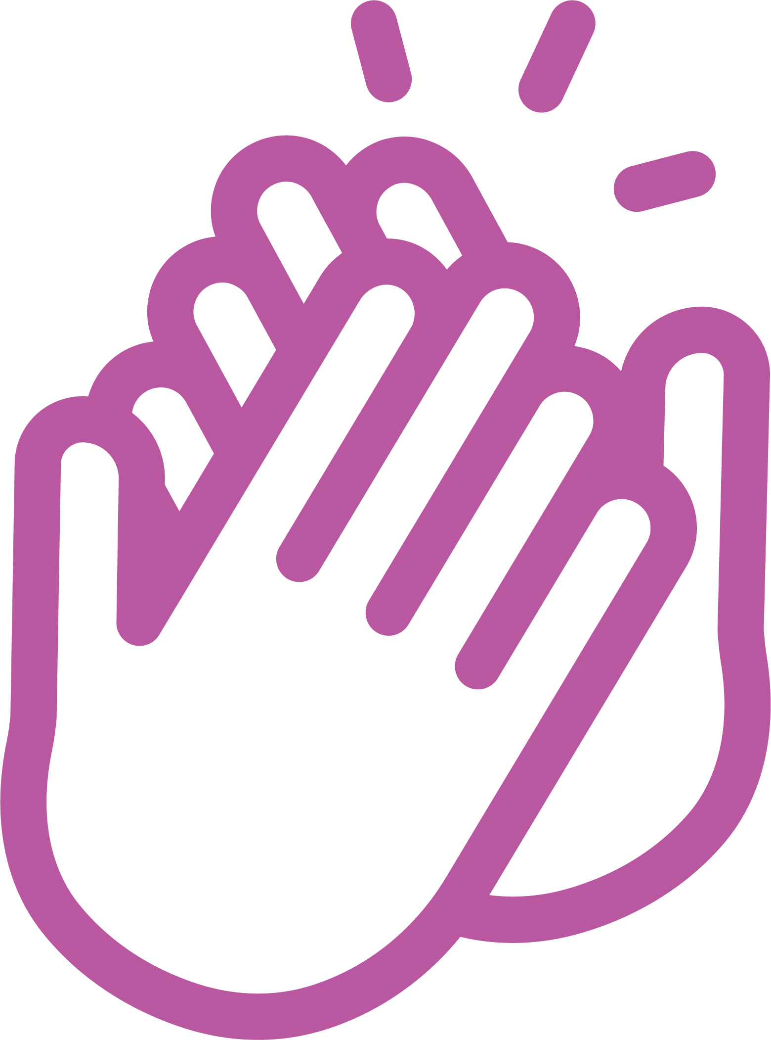 For Our Team For Our Team high five icon - Search Influence