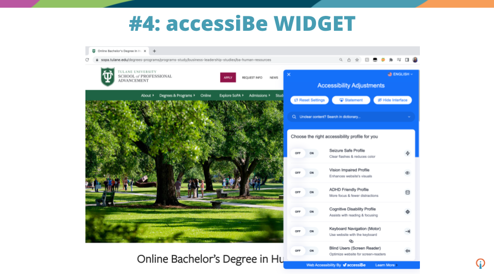 accessiBe widget