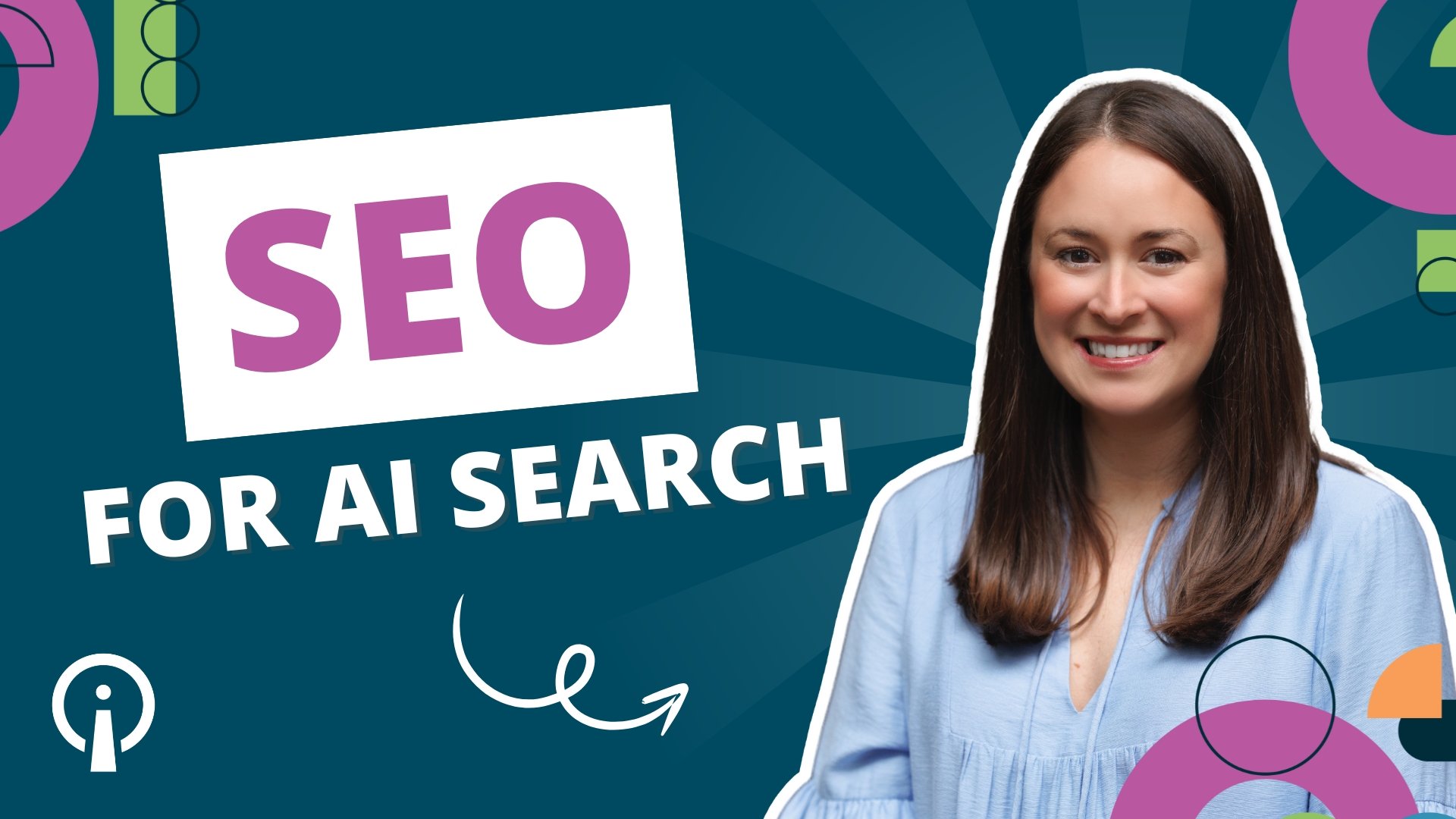 Search Influence's higher education marketing 'SEO for AI Search Webinar' webinar graphic